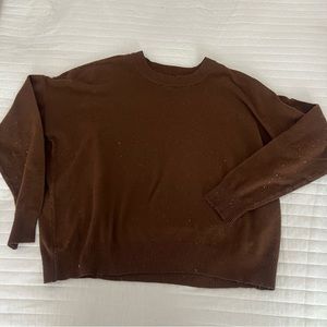 [FWP] 🤎 T. Tahari - Brown Crewneck Sweater - Size M